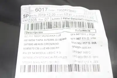 Автозапчасти б/у обивка левой передней двери за seat leon (5f1) xcellence edition ссылки oem iam 5f4867011  