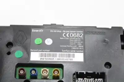 Second-hand car spare part multifunction display for renault scenic iii grand dynamique oem iam references 259153398r  