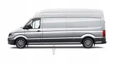 Pezzo di ricambio per auto di seconda mano modanatura per man tge kasten (uy) kasten 3.100/3.140/3.180 extralang hochdach fwd riferimenti oem iam 7c0853517a  