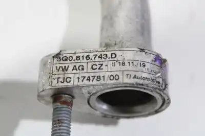 Автозапчастина б/у труби кондиціонації для seat leon (5f1) xcellence edition посилання на oem iam 5q0816743d  