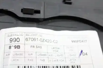 Peça sobressalente para automóvel em segunda mão forra / revestimento da porta dianteira direita por toyota corolla (e21) hybrid active referências oem iam 670610z420  67615x1g01