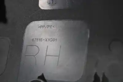 Peça sobressalente para automóvel em segunda mão forra / revestimento da porta dianteira direita por toyota corolla (e21) hybrid active referências oem iam 670610z420  67615x1g01