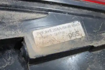 Автозапчасти б/у правый задний фонарь за skoda superb (3v3) ambition ссылки oem iam 3v5945208a  