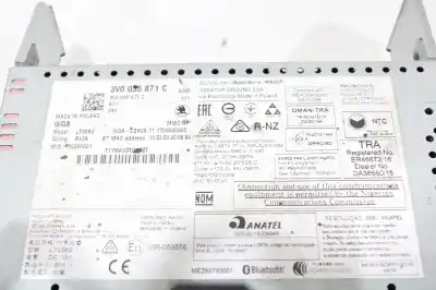 Pezzo di ricambio per auto di seconda mano impianto audio / radio cd per skoda superb (3v3) ambition riferimenti oem iam 3v0035871c   Pezzo di ricambio per auto di seconda mano impianto audio / radio cd per skoda superb (3v3) ambition riferimenti oem iam 3v0035871c