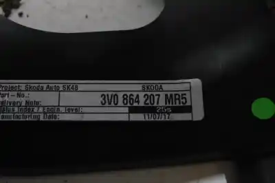 Автозапчастина б/у центральний подлокник для skoda superb (3v3) ambition посилання на oem iam 3v0864207  