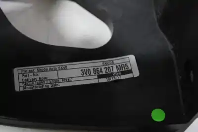 Автозапчастина б/у центральний подлокник для skoda superb (3v3) ambition посилання на oem iam 3v0864207  