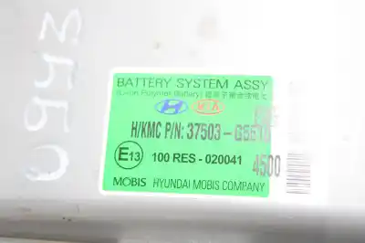 Pezzo di ricambio per auto di seconda mano batteria per kia niro drive plug-in hybrid riferimenti oem iam 37503g5510  