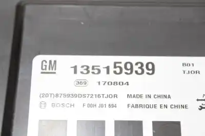 Автозапчастина б/у електронний модуль для opel corsa e 120 aniversario посилання на oem iam 13515939  