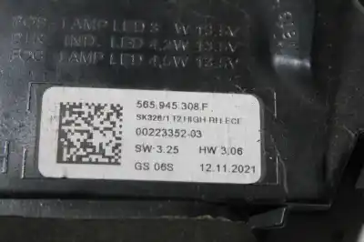 Автозапчастина б/у внутрішній правий завод для skoda kodiaq active посилання на oem iam 565945308f  