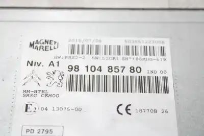 Peça sobressalente para automóvel em segunda mão módulo / sistema de navegação gps por citroen c4 picasso seduction referências oem iam 9810485780  
