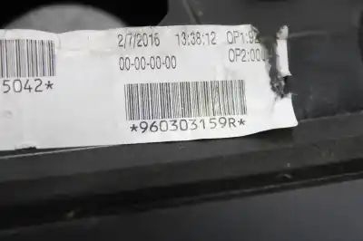 Peça sobressalente para automóvel em segunda mão spoiler da tampa da mala por renault kadjar experience referências oem iam 960303159r  