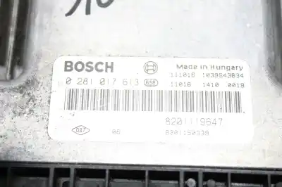 Peça sobressalente para automóvel em segunda mão centralina de motor uce por renault laguna coupe base referências oem iam 0281017613  8201119647