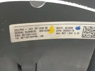 Peça sobressalente para automóvel em segunda mão volante por citroen c4 lim. sport referências oem iam 96720514zd  