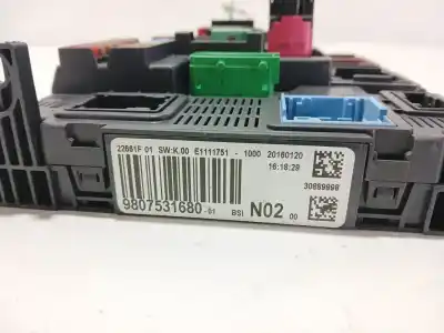 Автозапчасти б/у блок реле/предохранителей за citroen c4 cactus feel edition ссылки oem iam 9807531680  