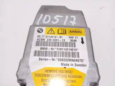 Second-hand car spare part airbag control unit for bmw 5 (e60) 520 d oem iam references 65779114214  
