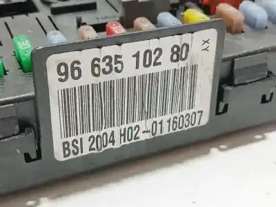 Second-hand car spare part fuse box unit for citroen c6 básico oem iam references 9663510280  