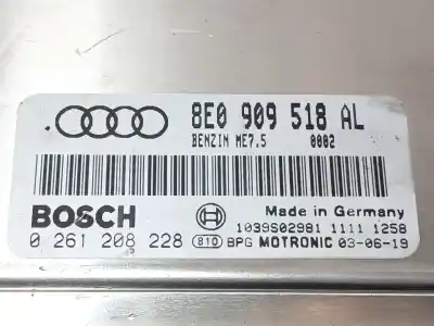 Second-hand car spare part ecu engine control for audi a4 b6 (8e2) 1.8 t quattro oem iam references 8e0909518al 0261208228 
