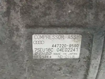 Second-hand car spare part air conditioning compressor for audi a4 b6 (8e2) 1.8 t quattro oem iam references 4472209590  