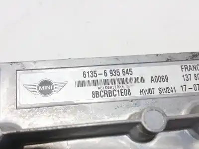 Peça sobressalente para automóvel em segunda mão centralina de motor uce por mini mini (r50, r53) cooper s referências oem iam 61356935645  
