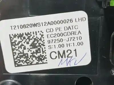 Peça sobressalente para automóvel em segunda mão comando de sofagem (chauffage / ar condicionado) por kia ceed (cd) 1.0 t-gdi 100 eco-dynamics+ referências oem iam 97250j7210  