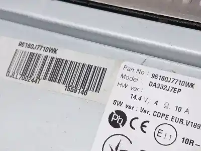 Автозапчасти б/у аудиосистема / радио cd за kia ceed (cd) 1.0 t-gdi 100 eco-dynamics+ ссылки oem iam 96160j7710  