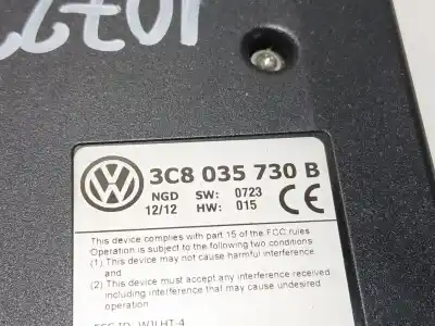 Pezzo di ricambio per auto di seconda mano modulo elettronico per volkswagen eos (1f7, 1f8) 2.0 tdi 16v riferimenti oem iam 3c8035730b  