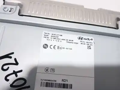 Second-hand car spare part audio system / radio cd for kia xceed (cd) 1.6 crdi 136 oem iam references 96160j7711wk  
