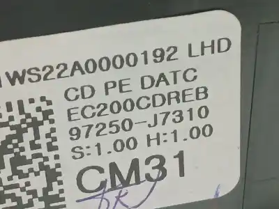 Автозапчастина б/у клімат-контроль для kia xceed (cd) 1.6 crdi 136 посилання на oem iam 97250j7310  