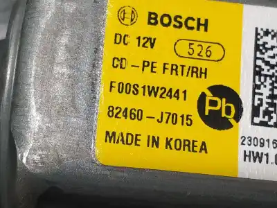 Second-hand car spare part passenger side right window regulator for kia xceed (cd) 1.6 crdi 136 oem iam references 82480j7015 82460j7015 