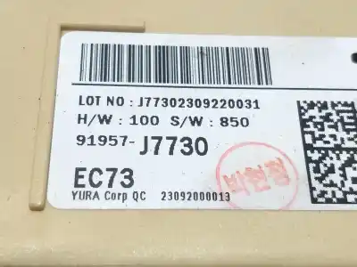 Second-hand car spare part fuse box unit for kia xceed (cd) 1.6 crdi 136 oem iam references 91957j7730  