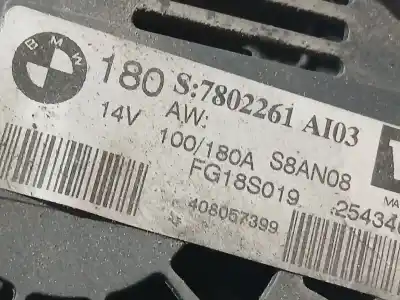 Second-hand car spare part alternator for bmw 1 (e87) 118 d oem iam references 7802261  