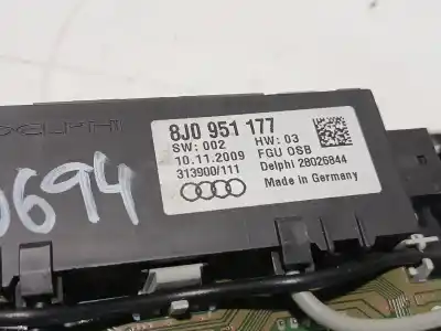 Second-hand car spare part interior light for audi tt (8j3) 2.0 tdi quattro oem iam references 8j0951177 8j0947111ba 