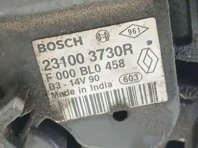 Pezzo di ricambio per auto di seconda mano alternatore per dacia logan ii 1.2 lpg riferimenti oem iam 231003730r  