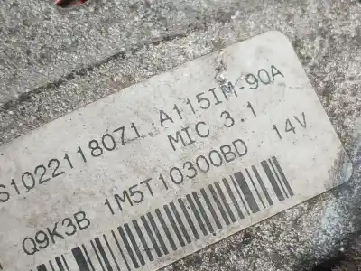 Second-hand car spare part alternator for ford focus i (daw, dbw) 1.8 tdci oem iam references 1m5t10300bd  