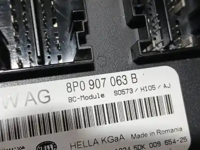 Second-hand car spare part electronic module for audi tt (8j3) 2.0 tdi quattro oem iam references 8p0907063b  