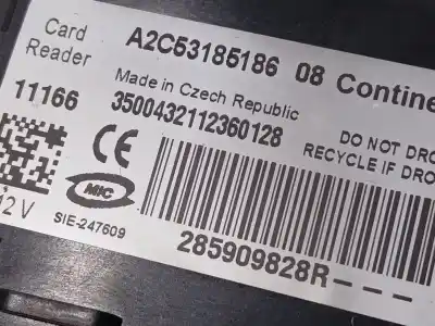 Peça sobressalente para automóvel em segunda mão comutador de ignição por renault scénic iii (jz0/1_) 1.5 dci referências oem iam 285909828r  