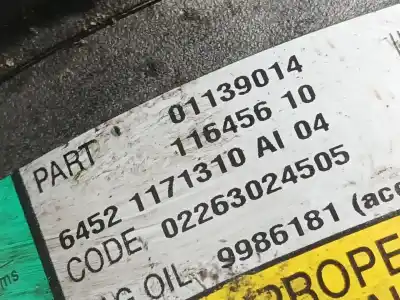 İkinci el araba yedek parçası klima kompresörü için mini mini (r50, r53) cooper oem iam referansları 9014 01139014 64521171310