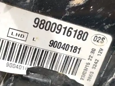 Second-hand car spare part left tailgate light for citroen c4 cactus 1.6 bluehdi 100 oem iam references 9800916180  