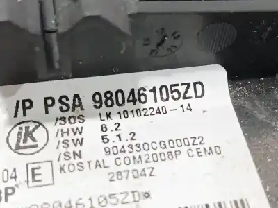 Second-hand car spare part multifunction switch for citroen c4 cactus 1.6 bluehdi 100 oem iam references 98046105zd  