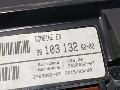 Second-hand car spare part multifunction display for citroen c4 cactus 1.6 bluehdi 100 oem iam references 9810313280  