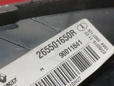 Автозапчасти б/у правый задний фонарь за renault megane iii fastback (bz0/1_, b3_) 1.2 tce (bz2b, bz11) ссылки oem iam 265501650r  