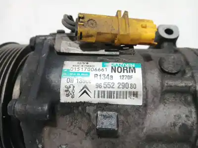 Peça sobressalente para automóvel em segunda mão compressor de ar condicionado a/a a/c por citroen c8 (ea_, eb_) 2.0 hdi referências oem iam 9655229080  1270f