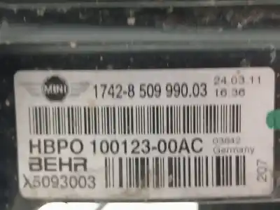 Second-hand car spare part front panel for mini mini (r56) cooper sd oem iam references 17428509990 51467147912 