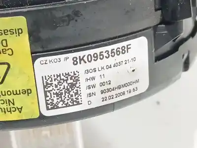 Second-hand car spare part multifunction switch for audi a4 b8 (8k2) 2.0 tdi oem iam references 8k0953502d 8k0953568f 