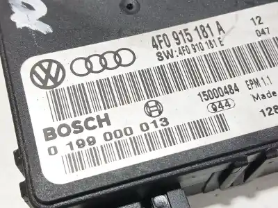 Pezzo di ricambio per auto di seconda mano modulo elettronico per audi a6 c6 (4f2) 2.7 tdi riferimenti oem iam 4f0915181a 0199000013 