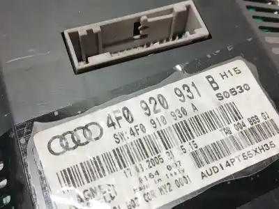Pezzo di ricambio per auto di seconda mano pannello degli strumenti per audi a6 c6 (4f2) 2.7 tdi riferimenti oem iam 4f0920931b  