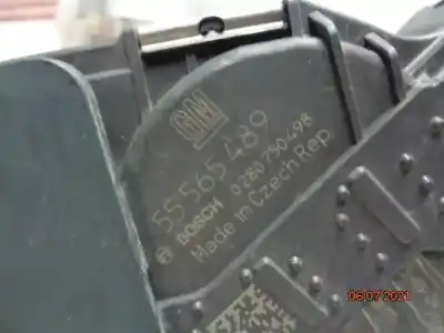 Second-hand car spare part throttle body for opel astra j lim. 1.4 16v turbo (bivalent. gasolina / lpg) oem iam references 0280750498  