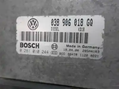 İkinci el araba yedek parçası ecu motor kontrol cihazi için volkswagen golf iv berlina (1j1) 1.9 tdi oem iam referansları 038906018gq  