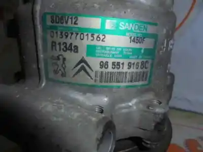 İkinci el araba yedek parçası klima kompresörü için citroen c2 1.4 hdi oem iam referansları sd6v121450f  