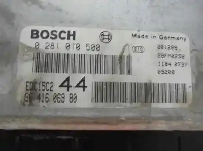 İkinci el araba yedek parçası ecu motor kontrol cihazi için peugeot 206 berlina play station 2 oem iam referansları 0281010500  